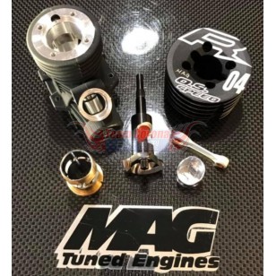 MAG Tuned O.S. SPEED R2104 Full MOdified engine with T-2080SC+MR02 pipe Combo Set 